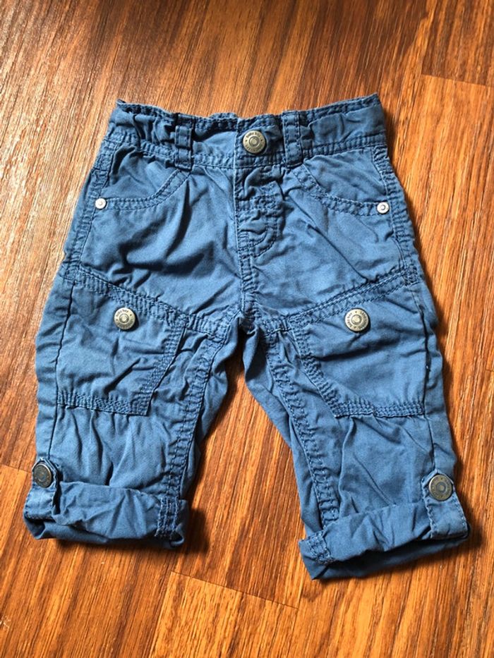 Pantalon / pantacourt bleu - photo numéro 2