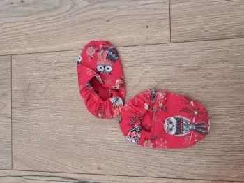 Chaussons de Noël fait main 3-12 mois
