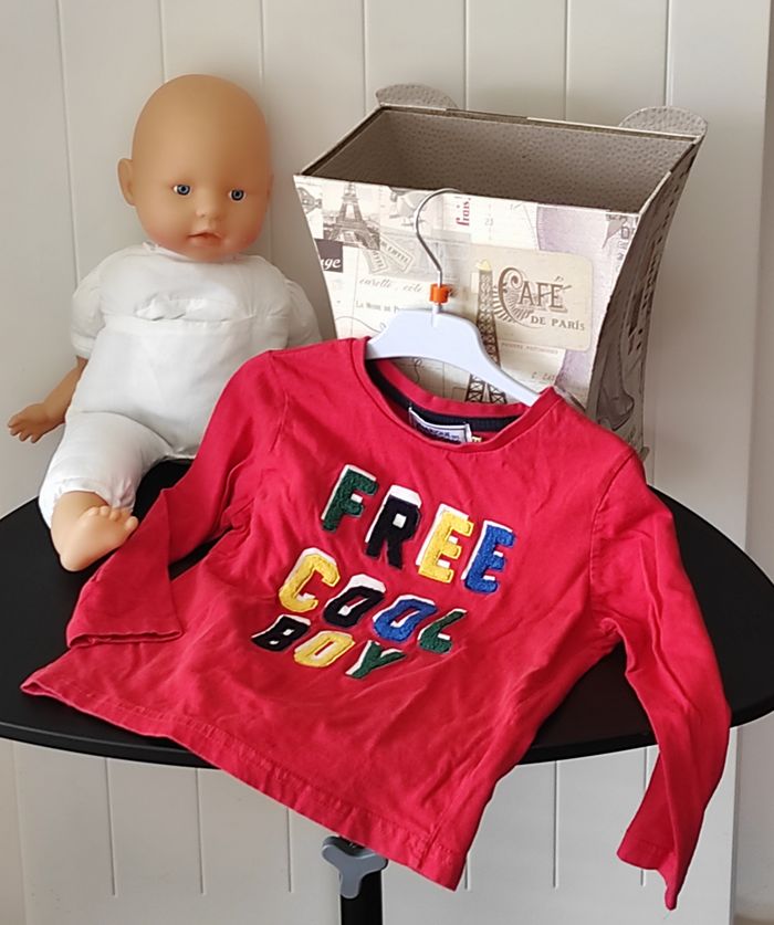 T-shirt manches longues garçon – 3 ans