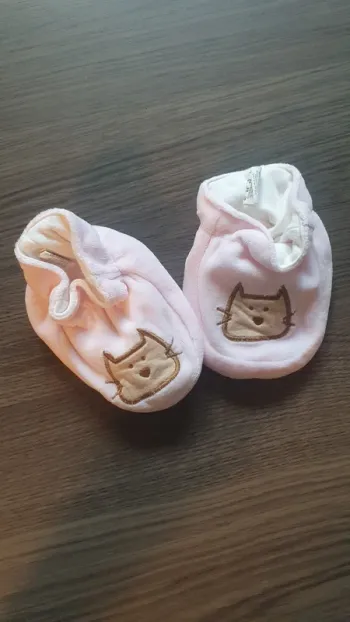 Chausson souple 6 mois bébé fille