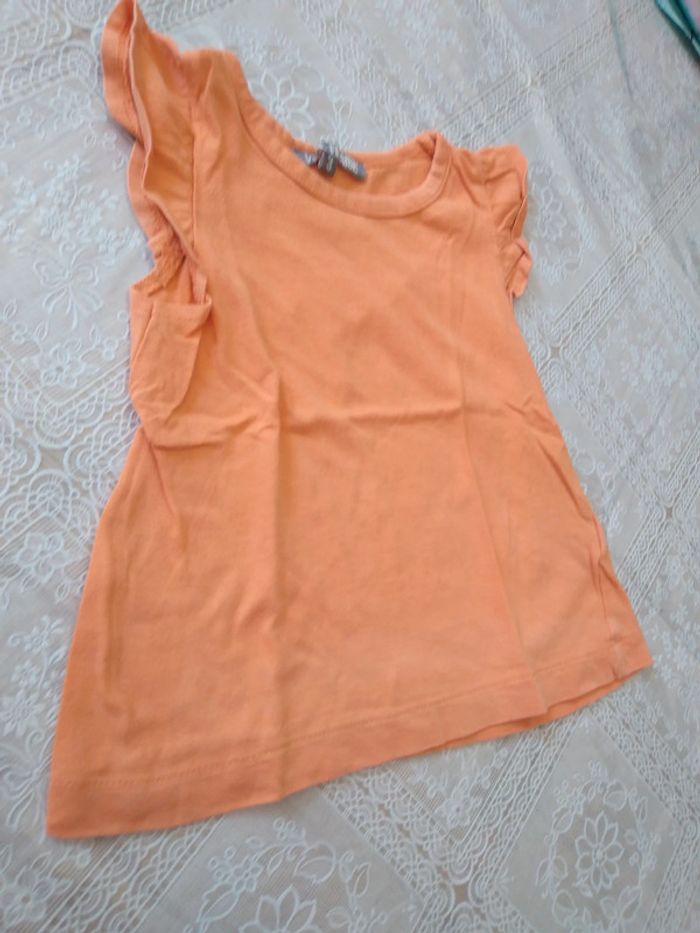 Tee-shirt orange 3 ans - photo numéro 2