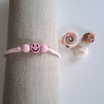 (Réduction) Bracelet avec perles roses