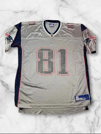 Maillot NFL Vintage Randy Moss #81 New England Patriots Reebok - Taille XXL
