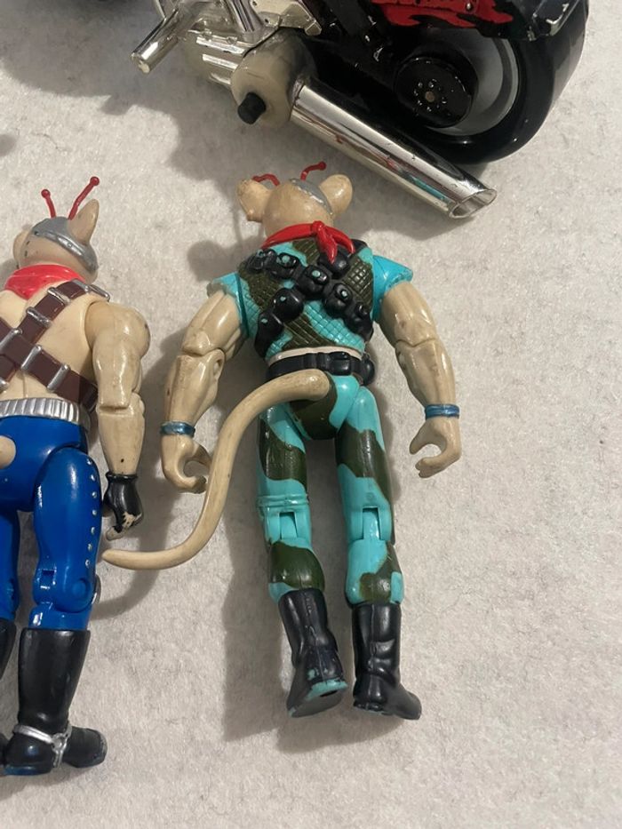 Lot Figurine + Moto Biker Mice From Mars Vintage - photo numéro 7