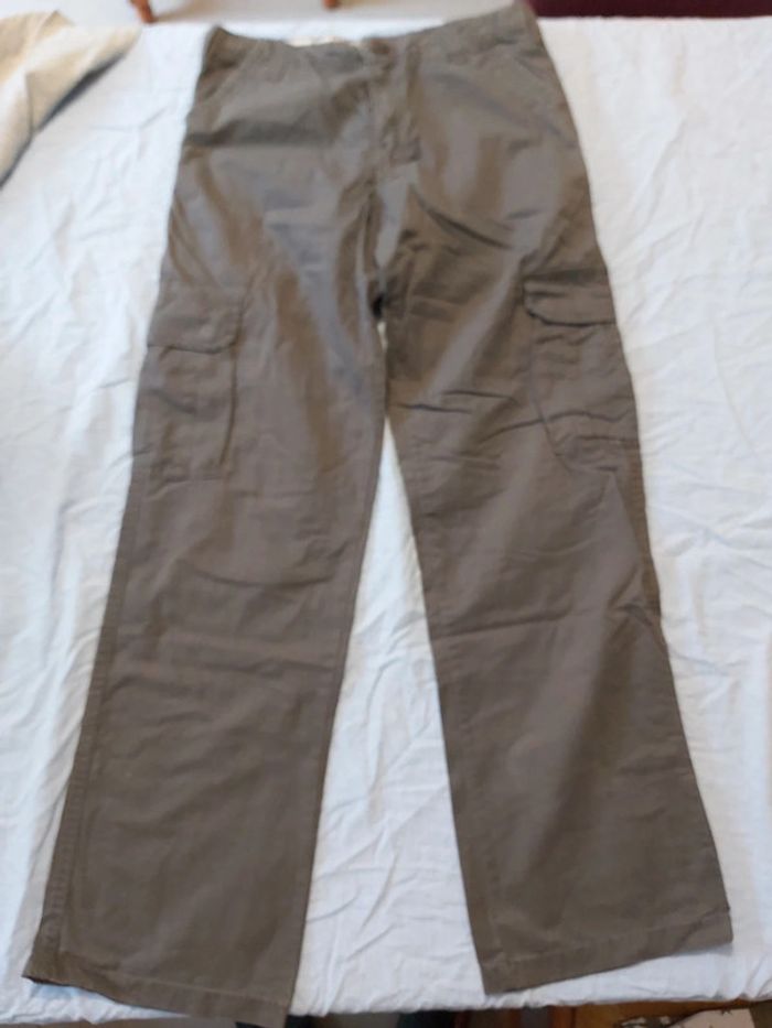 Pantalon cargo gris