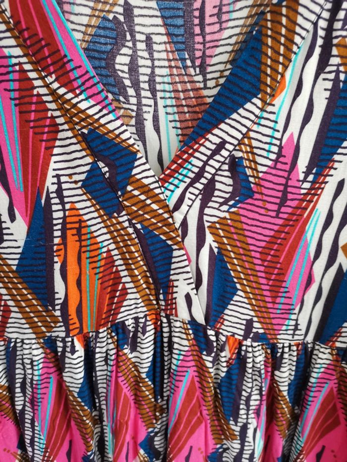 Robe Naf Naf multicolore T38 - photo numéro 3