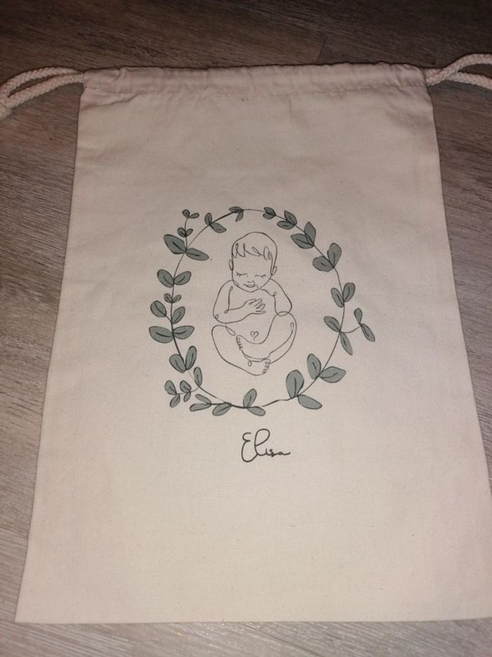 Pochon bébé poétique Mon Petit Léon