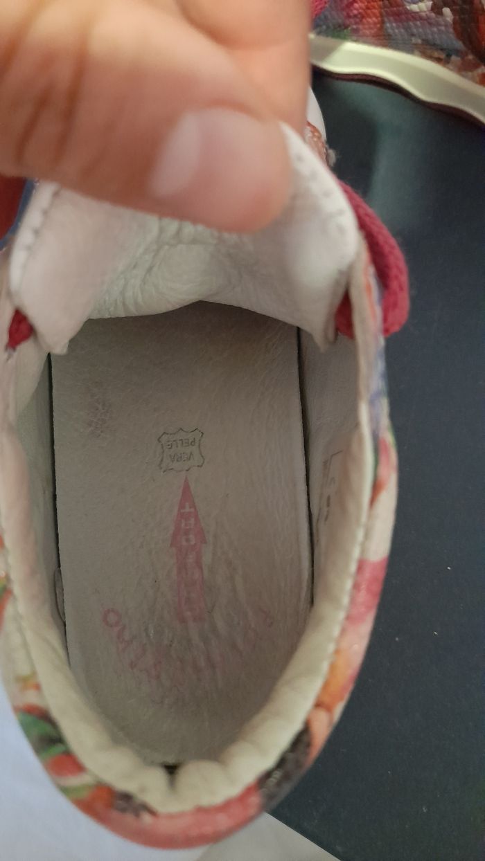 Basket fille primigi en cuir - photo numéro 5