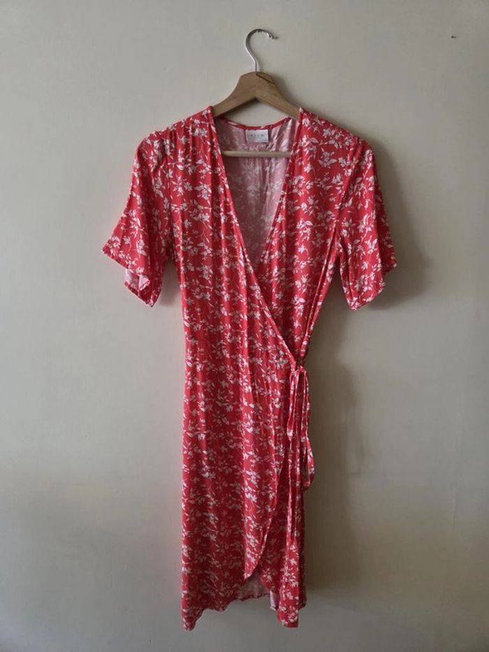 robe d'ete Vila rouge taille S - photo numéro 4