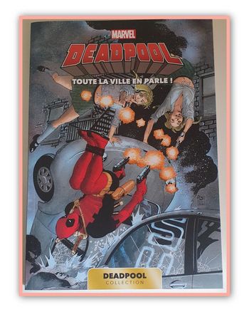 Livre bd deadpool toute la ville en parle