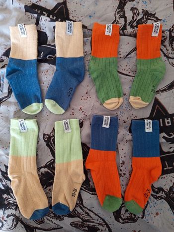 Lot 4 paires de chaussettes 23-26