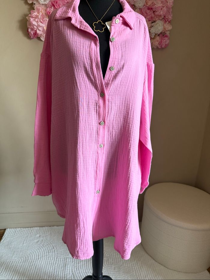 Chemise oversize gaze de coton - photo numéro 8