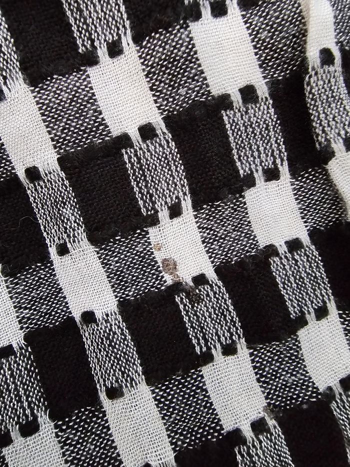 Foulard noir et blanc - photo numéro 5