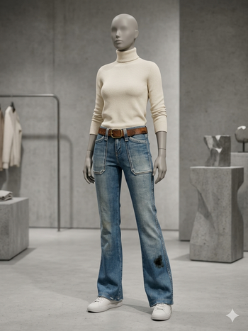 jean bleu taille 27 soit 36 usures d origine Teddy Smith neuf