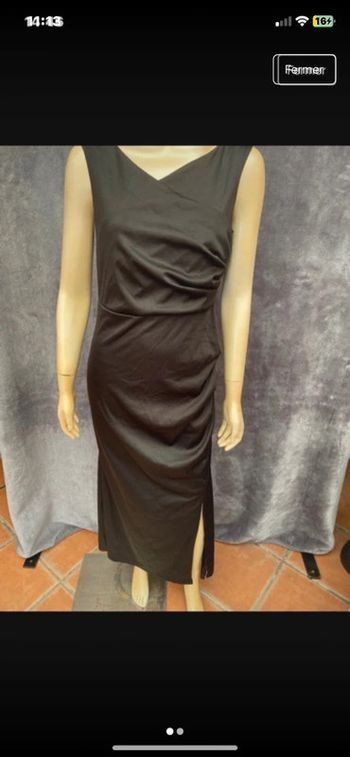 Robe longue noir habillées taille XL neuf