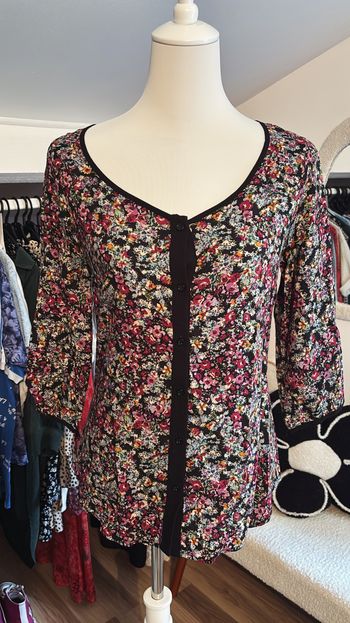 Chemise fleuries Naf Naf T38