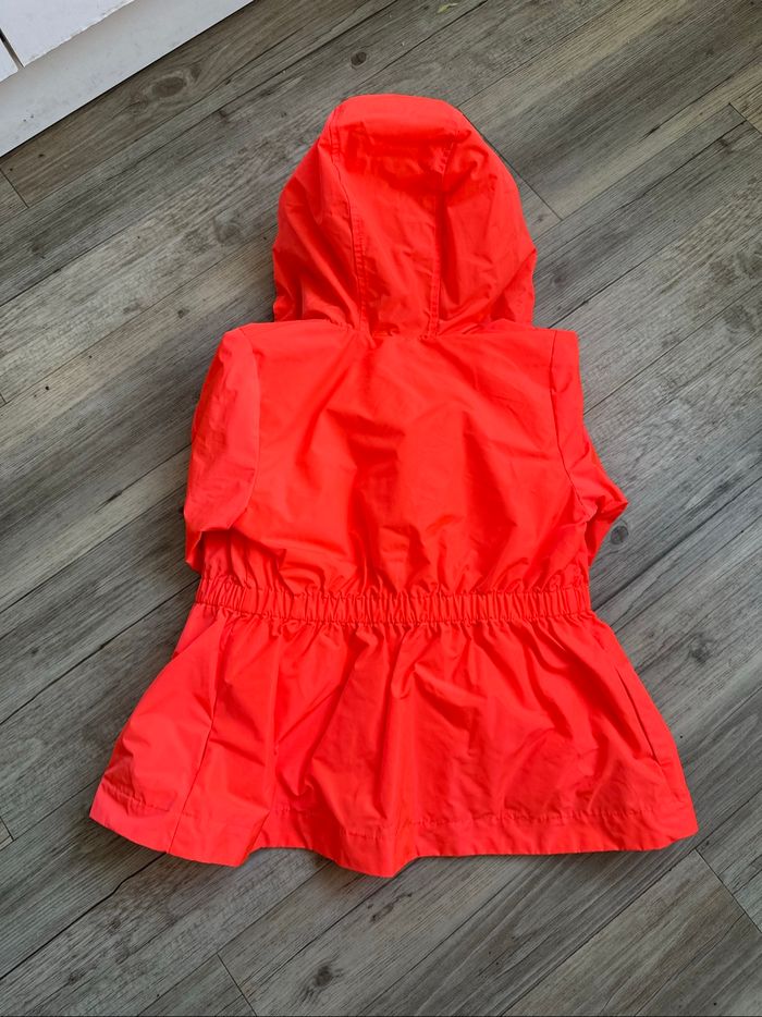 Imperméable 2 en 1 jacadi corail fluo fille 5 ans - photo numéro 5