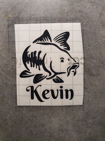 Stickers poisson carpe