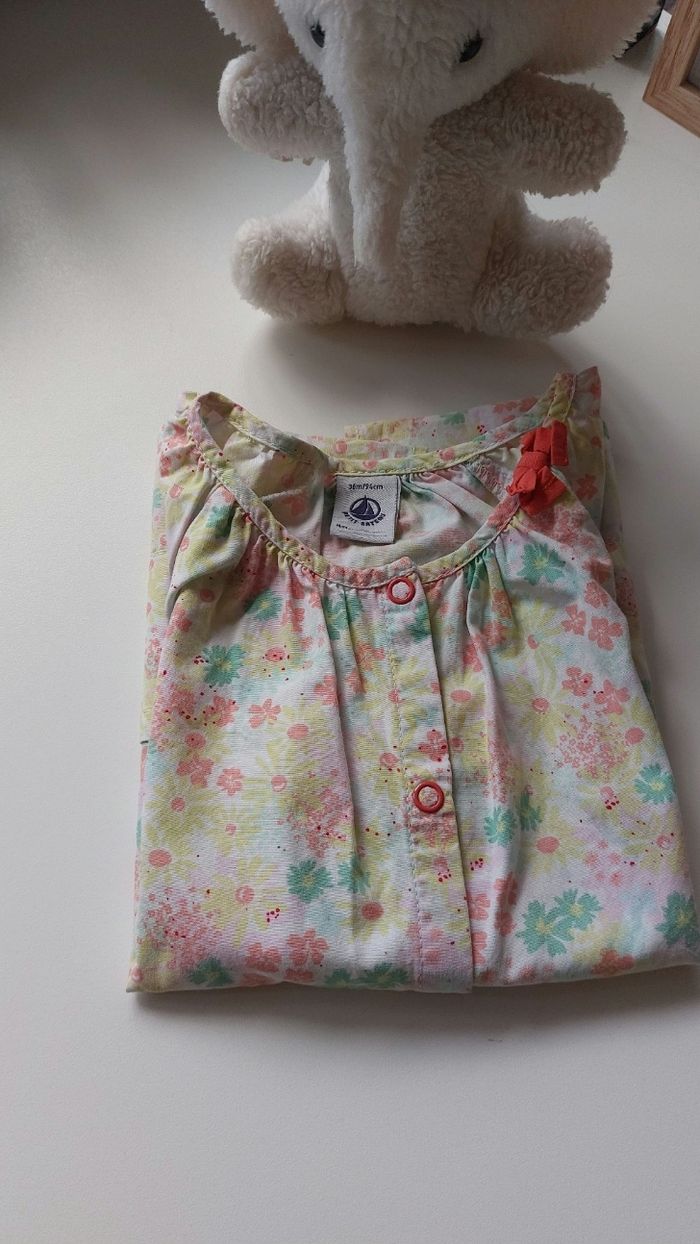 Blouse style liberty petit bateau 36 mois