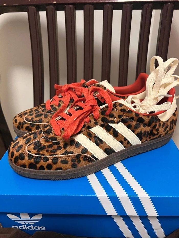 Adidas Samba OG Léopard rouge 38.5 - photo numéro 2