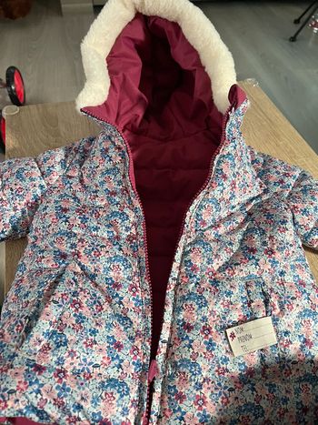Manteau réversible 18 mois parka