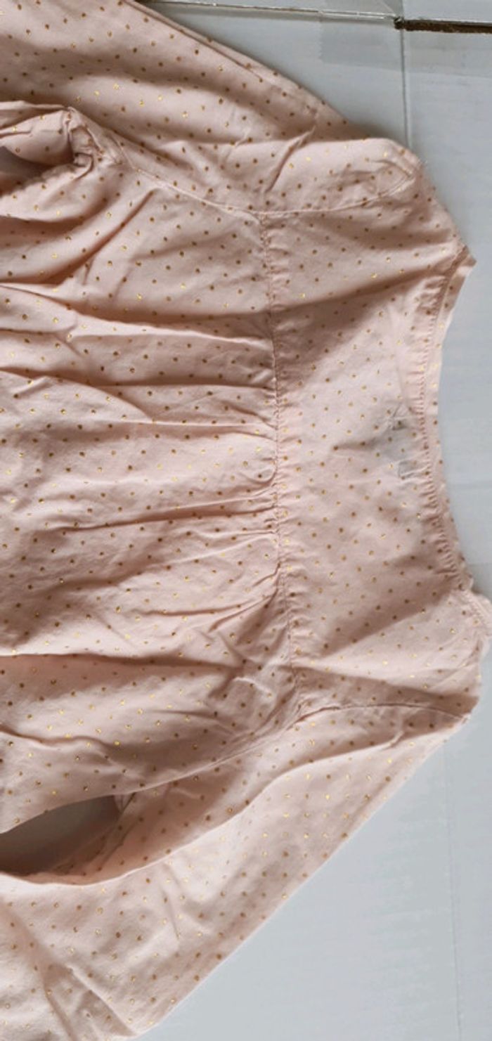 Tunique rose pâle à pois pailletté Kiabi 6 ans - photo numéro 8