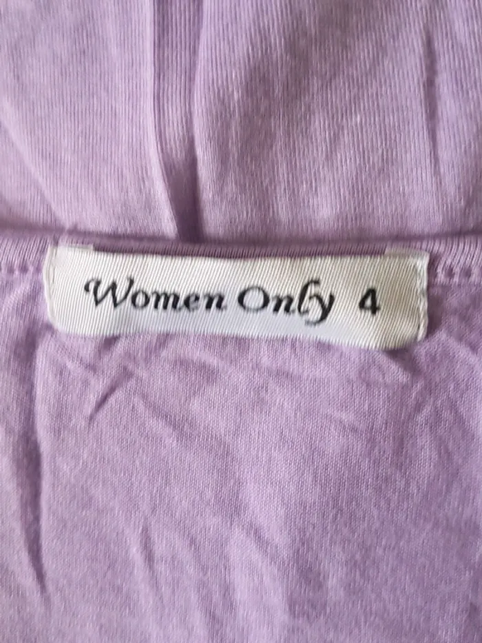 Haut parme/violet Women Only T 4 - photo numéro 3