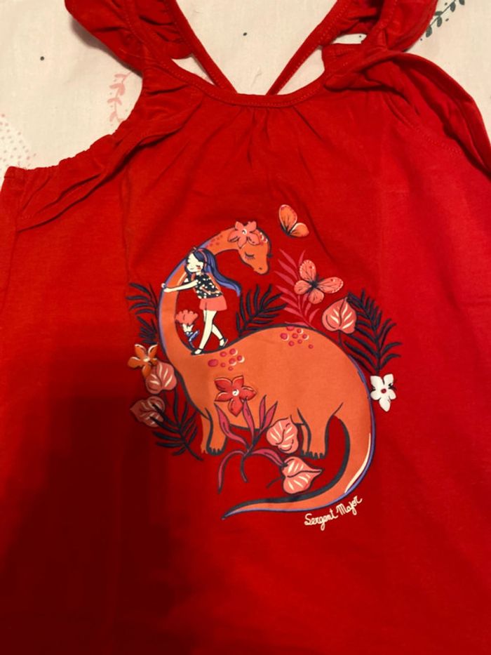 Débardeur dos croisé sergent major taille 7 ans neuf - photo numéro 2