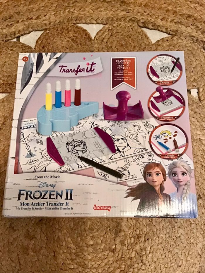 Jeu créatif Mon atelier transfert La reine des neiges - photo numéro 2