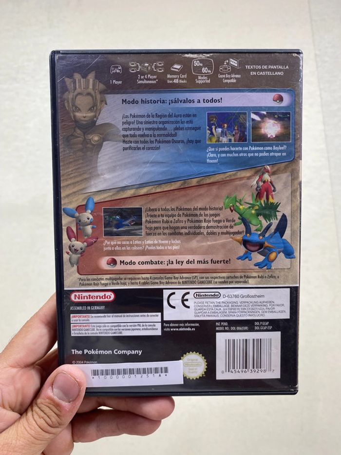 Pokémon Colosseum GameCube – version PAL ESP 🇪🇸 - photo numéro 2