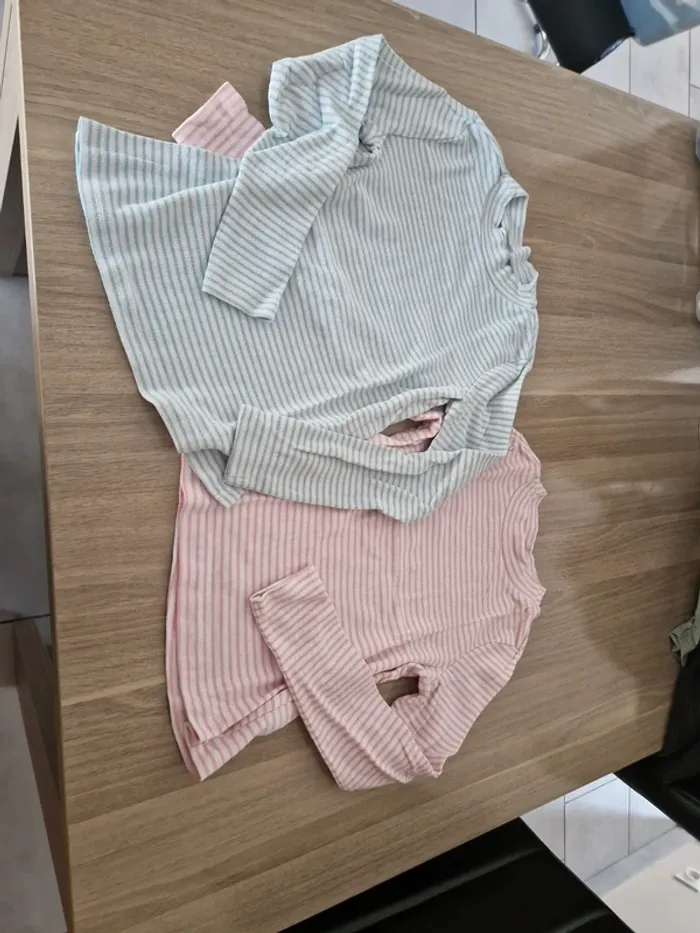 2 hauts longues manches