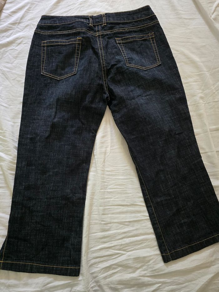 capri jeans jort rétro pin-up neuf 🍒Vintage 90🍒taille 42/44 - photo numéro 6