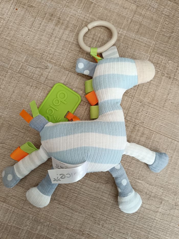 Peluche hochet zèbre dolce - photo numéro 2