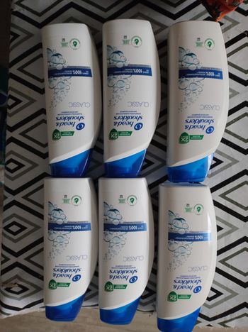 Lot de 6 shampoings head and Shoulders classic 630 ml 