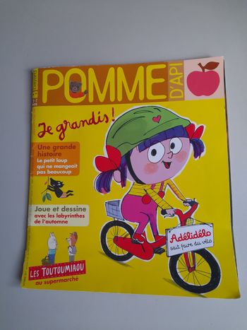 Livre pomme d api" je grandis"