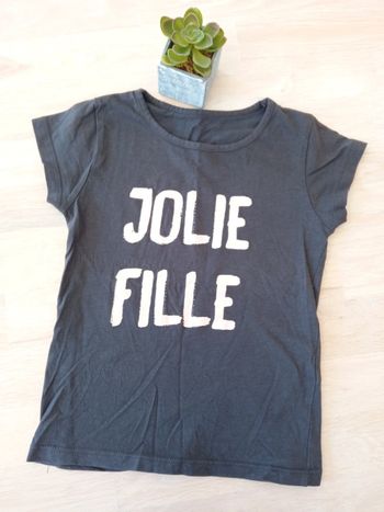 T-shirt fille manches courtes