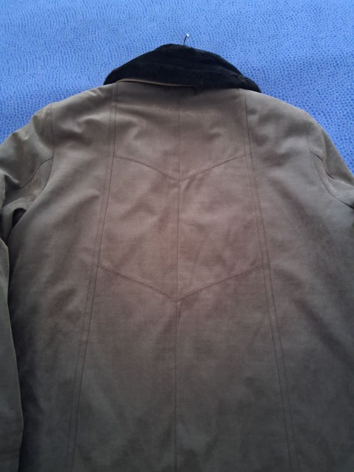 Caban  matelassé  extérieur  suedine - photo numéro 4