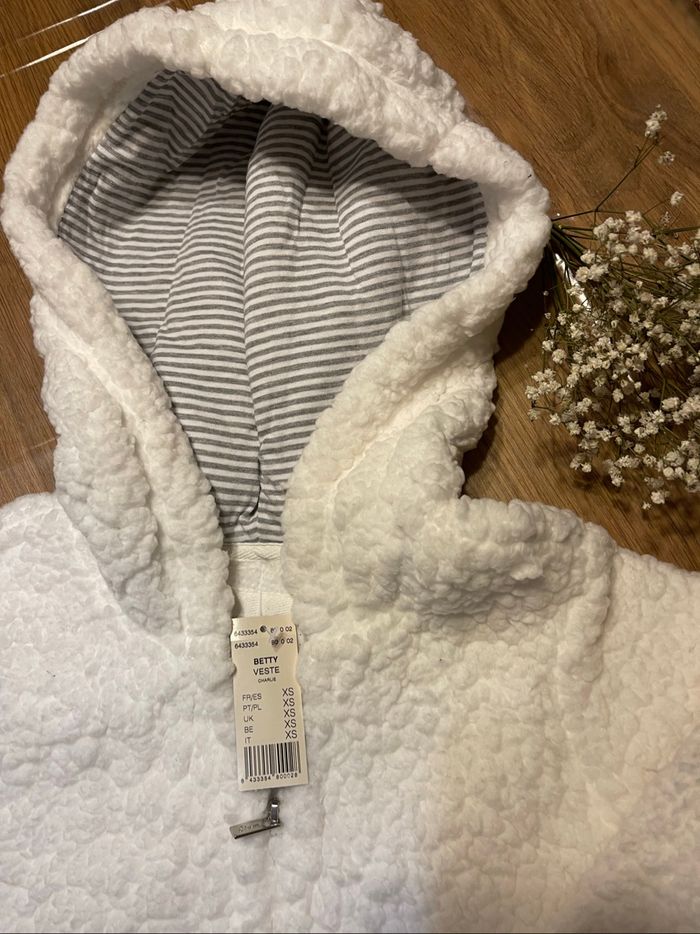 Veste surpyjama polaire femme XS Etam neuve - photo numéro 3