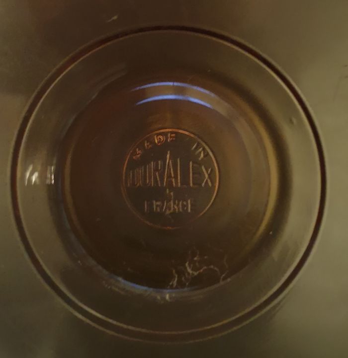 Lot de 12 verres ambrés – Duralex - Vintage - photo numéro 4