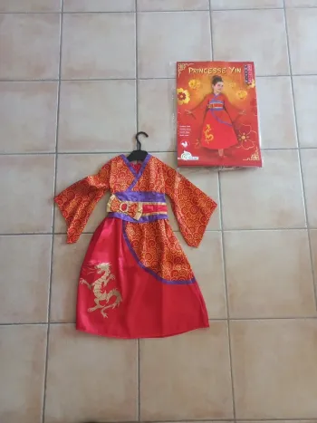 Déguisement robe chinoise taille 3-5 ans