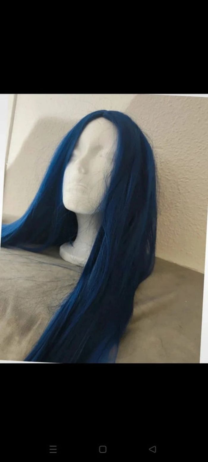 🎀 Promo 🎀 Perruque Naturelle Bleu Émeraude 1MÈTRE 🎀 - photo numéro 10