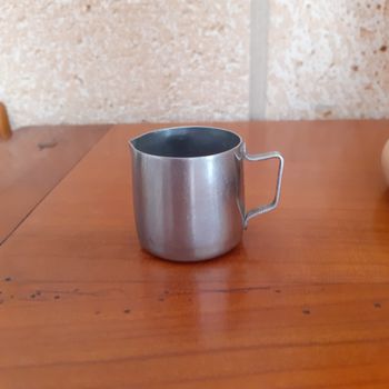 Pichet à lait miniature *Métal Stainless *3 cm
