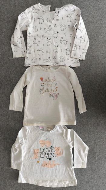 Lot de 3 tee-shirts ML