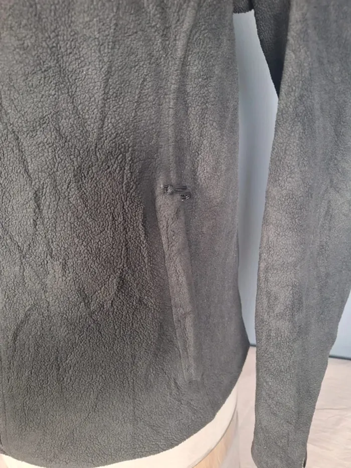 veste The North Face polaire homme zippée noire – Taille S - brodé (606) - photo numéro 4