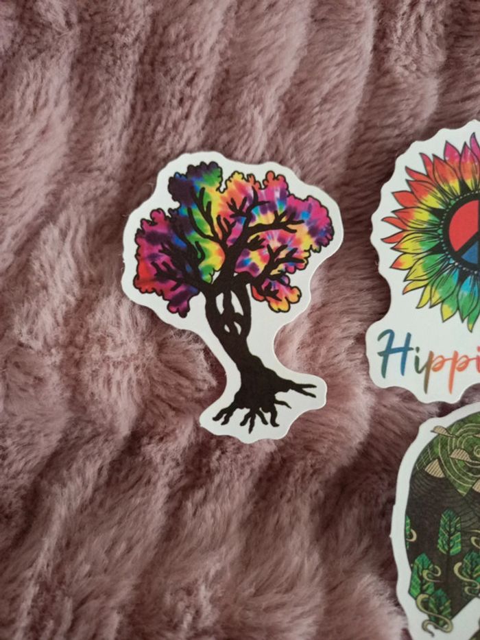 Divers stickers hippie Peace - photo numéro 6