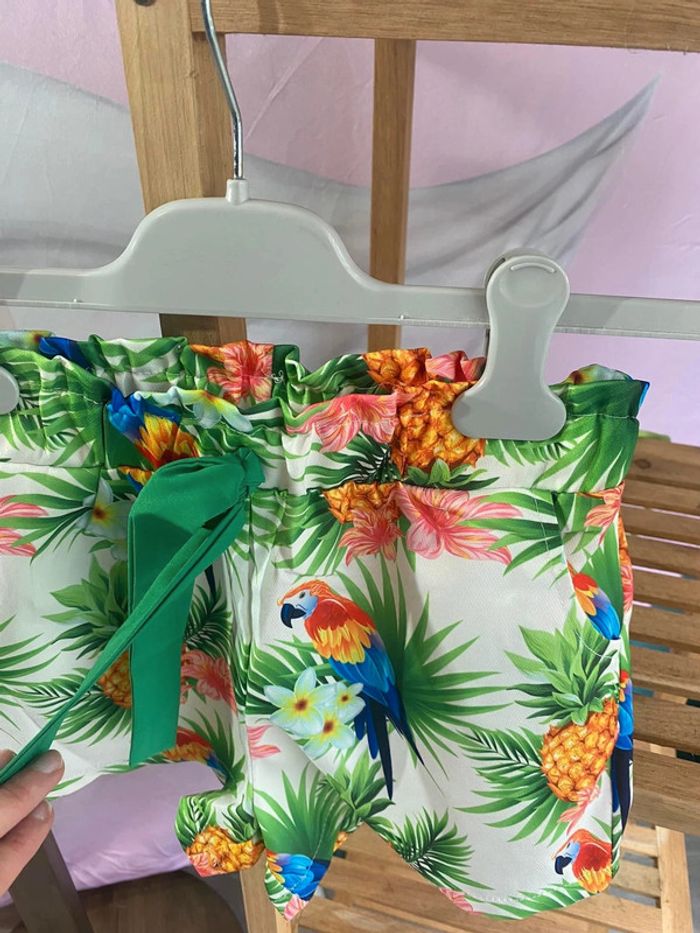 Ensemble Fille 10 ans short crop top réf F10 261 - photo numéro 4