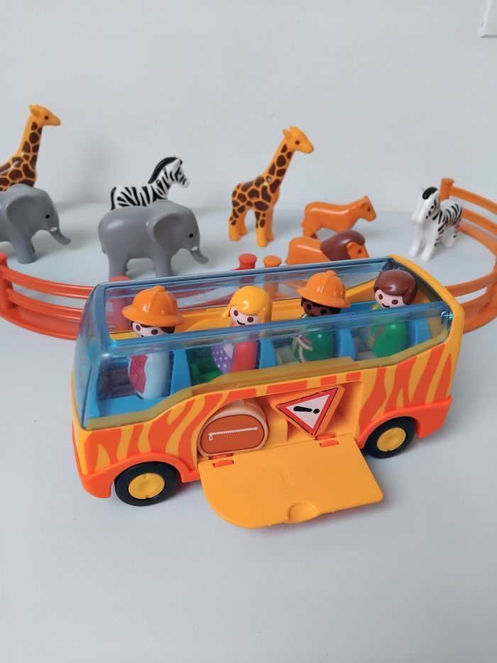PLAYMOBIL 123 Bus Zoo Animaux Safari 🐘🦒 - photo numéro 5
