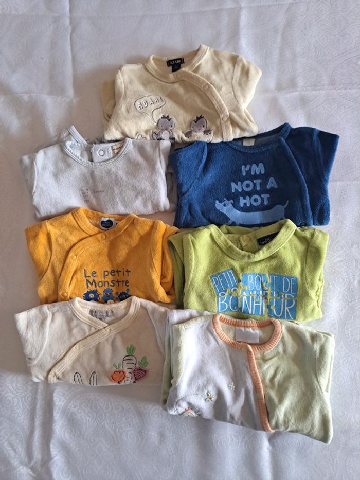 Lot de 7 pyjamas naissance garçon