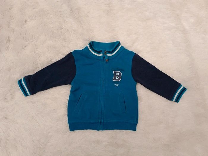 Veste esprit Teddy / Gilet Zippé T. 3 mois Orchestra Baby