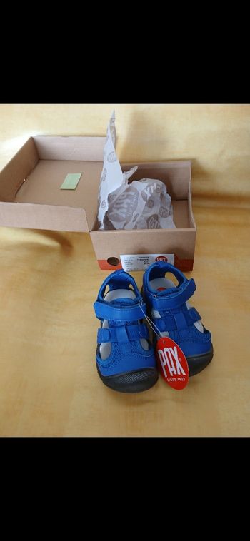 Chaussures sandales bleu garçon été pax 22